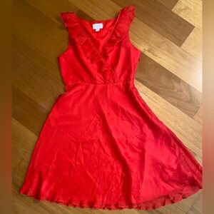 J. Crew Vintage Crinkle Silk Bridesmaid Dress Women’s Size 6